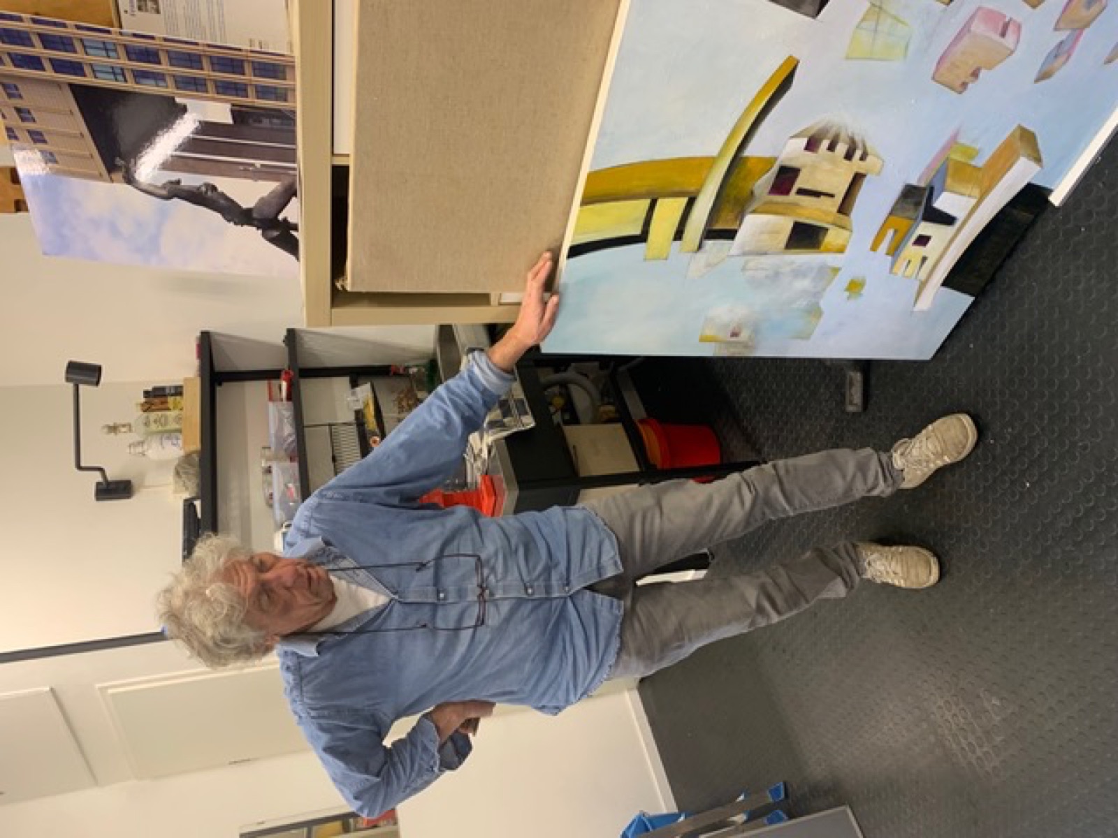 Expositie van werk van Frans Steginga